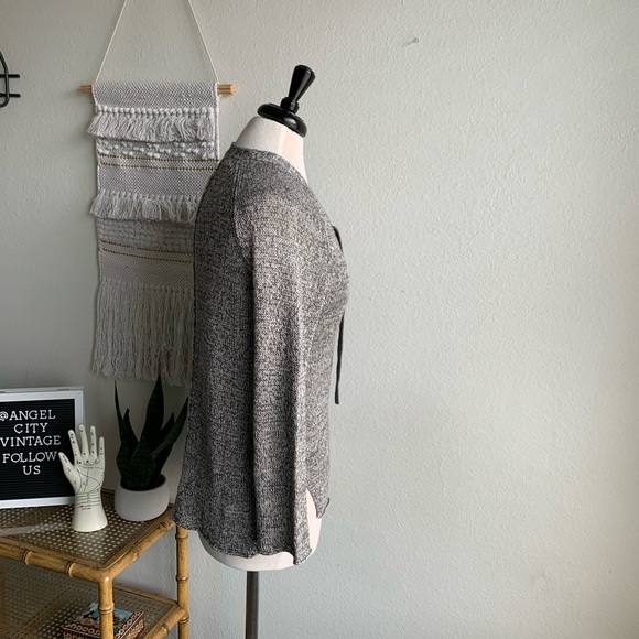 Brochu Walker Lace Up V-Neck Pullover - Picture 2 of 11